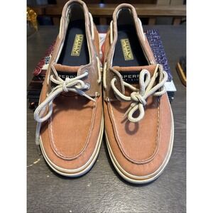 SPERRY Top-Sider two Eye Canvas Boat Shoe Men's 9.5 Medium